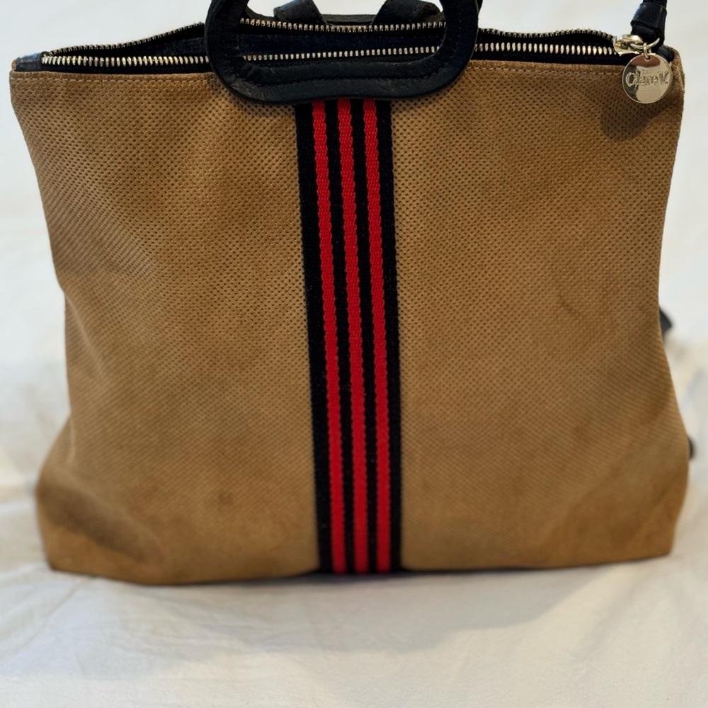 Chic Tan and Black Women's Backpack/Bag